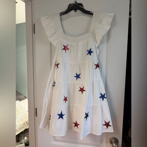 NWT Peach Love California Sequin Star Dress
Size Medium